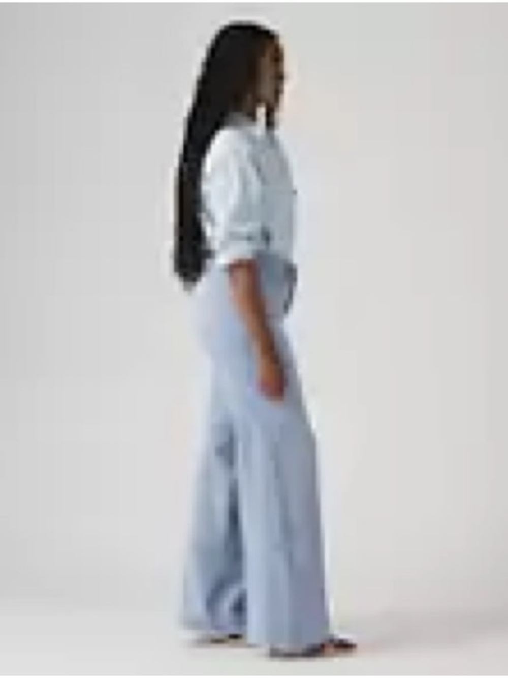 Levi's Light Blue High-Rise Wide-Leg Jeans - Picture 2 of 9